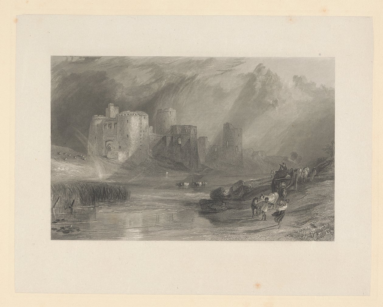 Kidwelly Castle, södra Wales av Thomas Jeavons