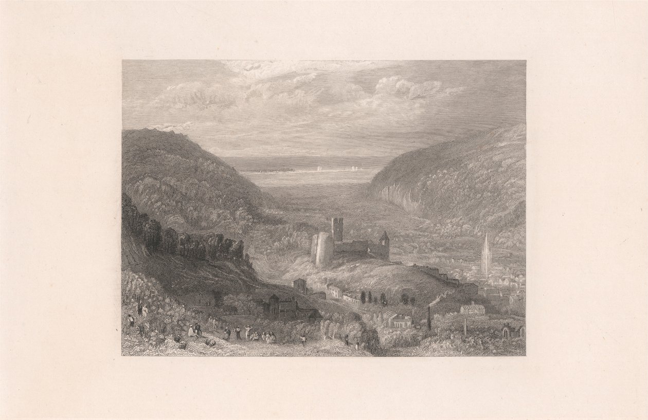 Lillebonne, Chateau och Tower av Thomas Jeavons
