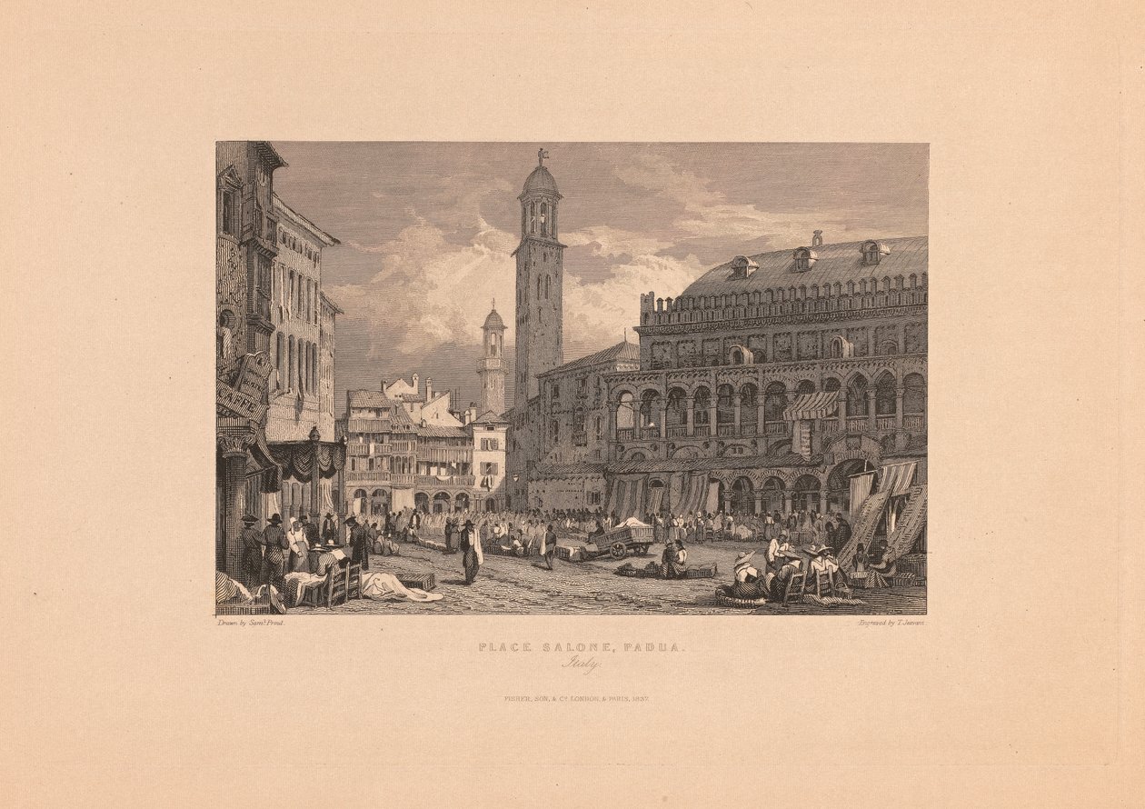 Place Salone, Padua Italien av Thomas Jeavons