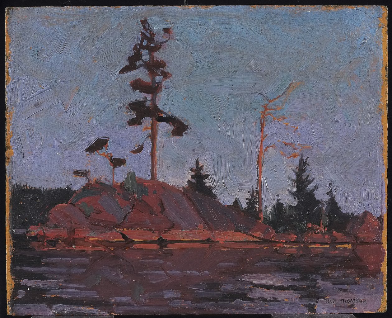 Algonquin Park, 1916 (olja på komposit trä-massaskiva) av Tom Thomson