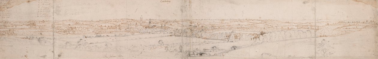 Utsikt över Canterbury av Thomas Johnson