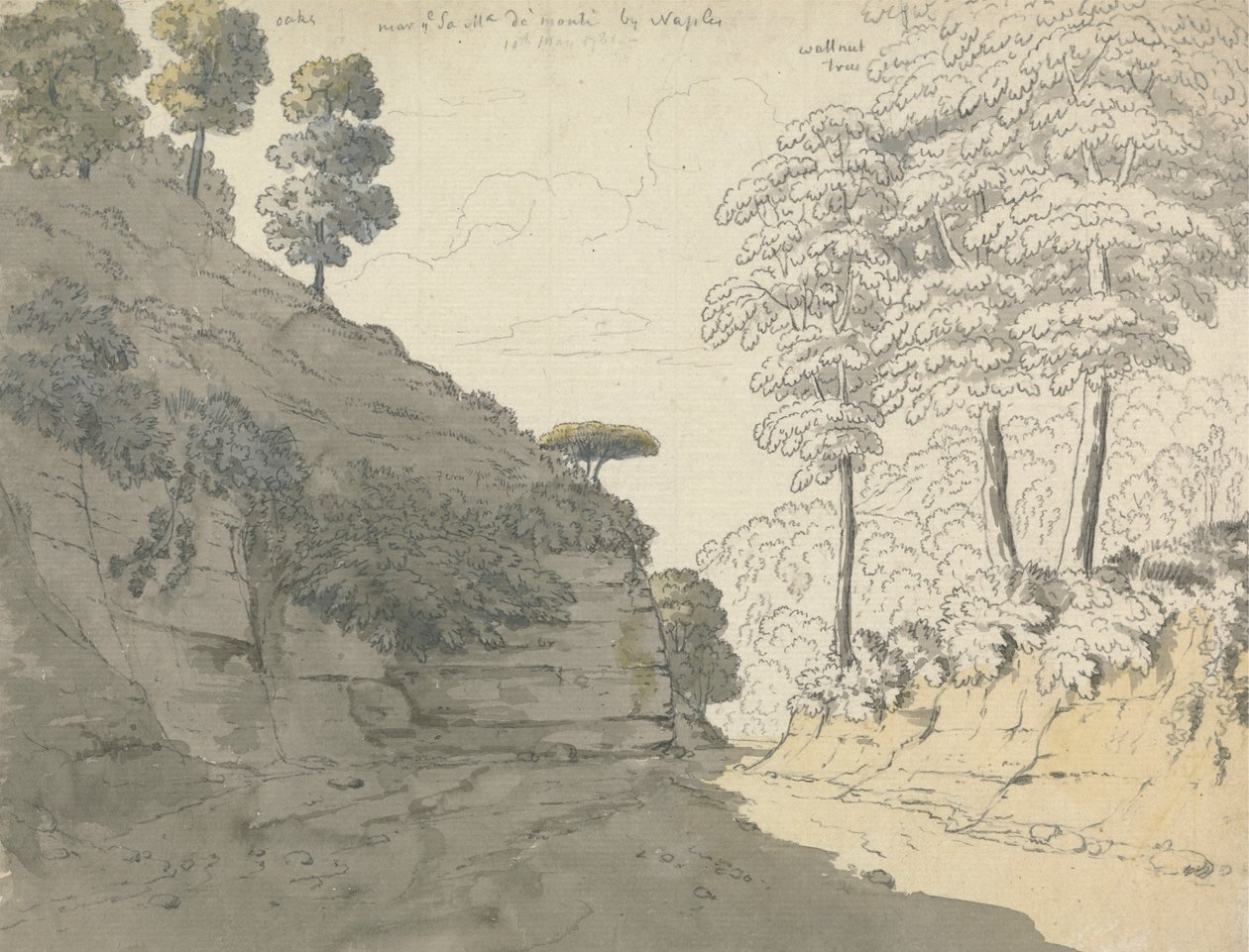 Vägen från Santa Maria de Monte till Neapel av Thomas Jones