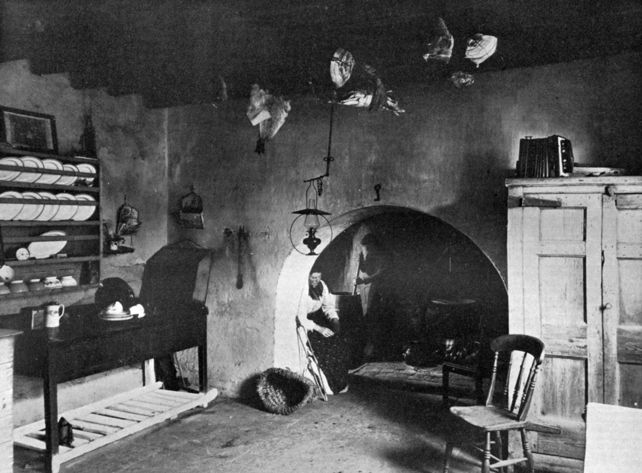 Ett gårdskök, Orkney, Skottland, 1924-1926 av Thomas Kent