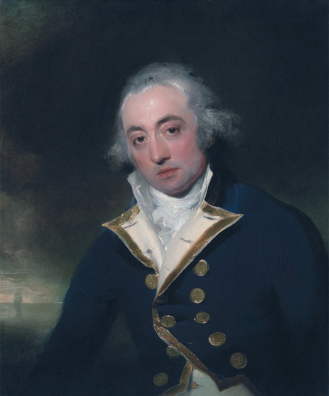 Amiral John Markham av Thomas Lawrence