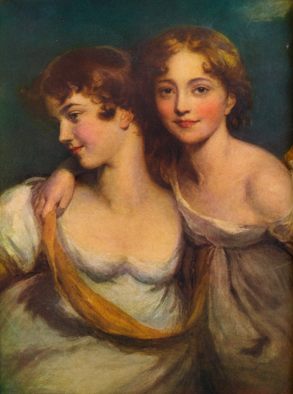 Fanny och Jane Hamond, 1800-talet, 1917 av Thomas Lawrence