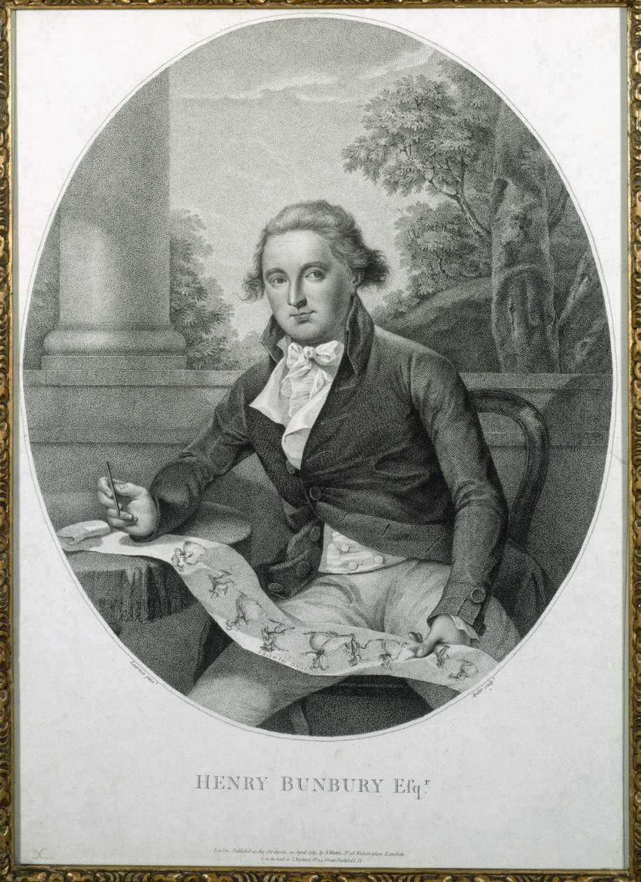 Henry William Bunbury, graverad av Thomas Ryder (1746-1810) 1789 av Thomas Lawrence