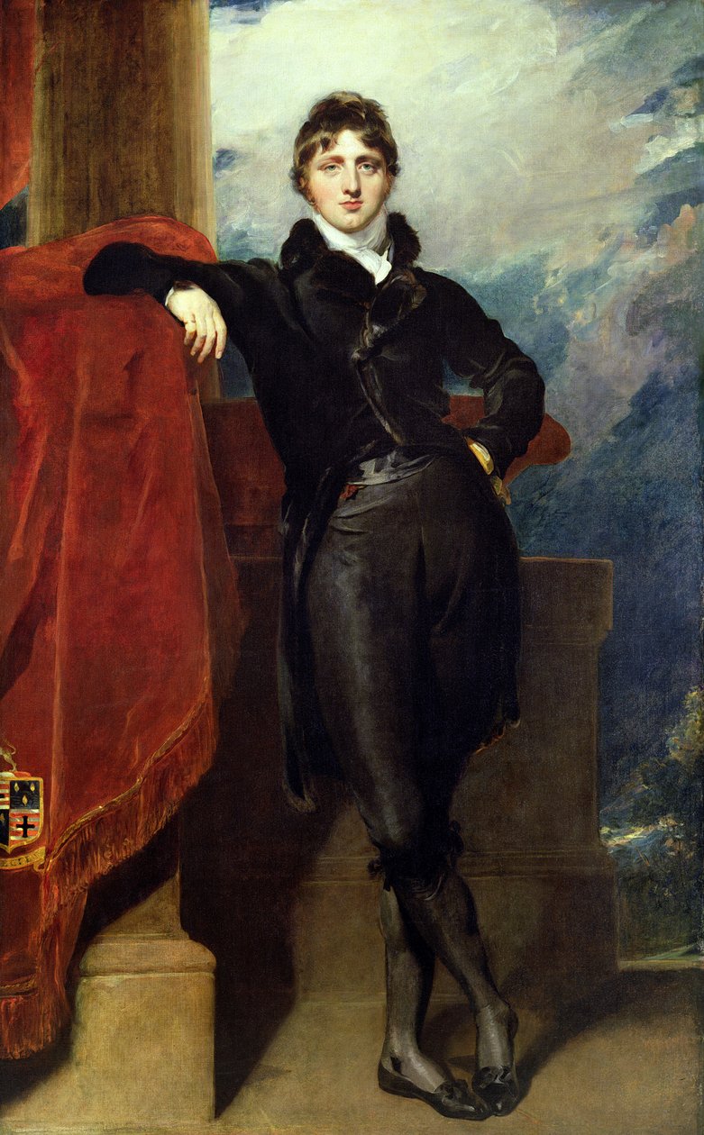 Lord Granville Leveson-Gower, Later 1st Earl Granville, c.1804-6 (olja på duk) av Thomas Lawrence