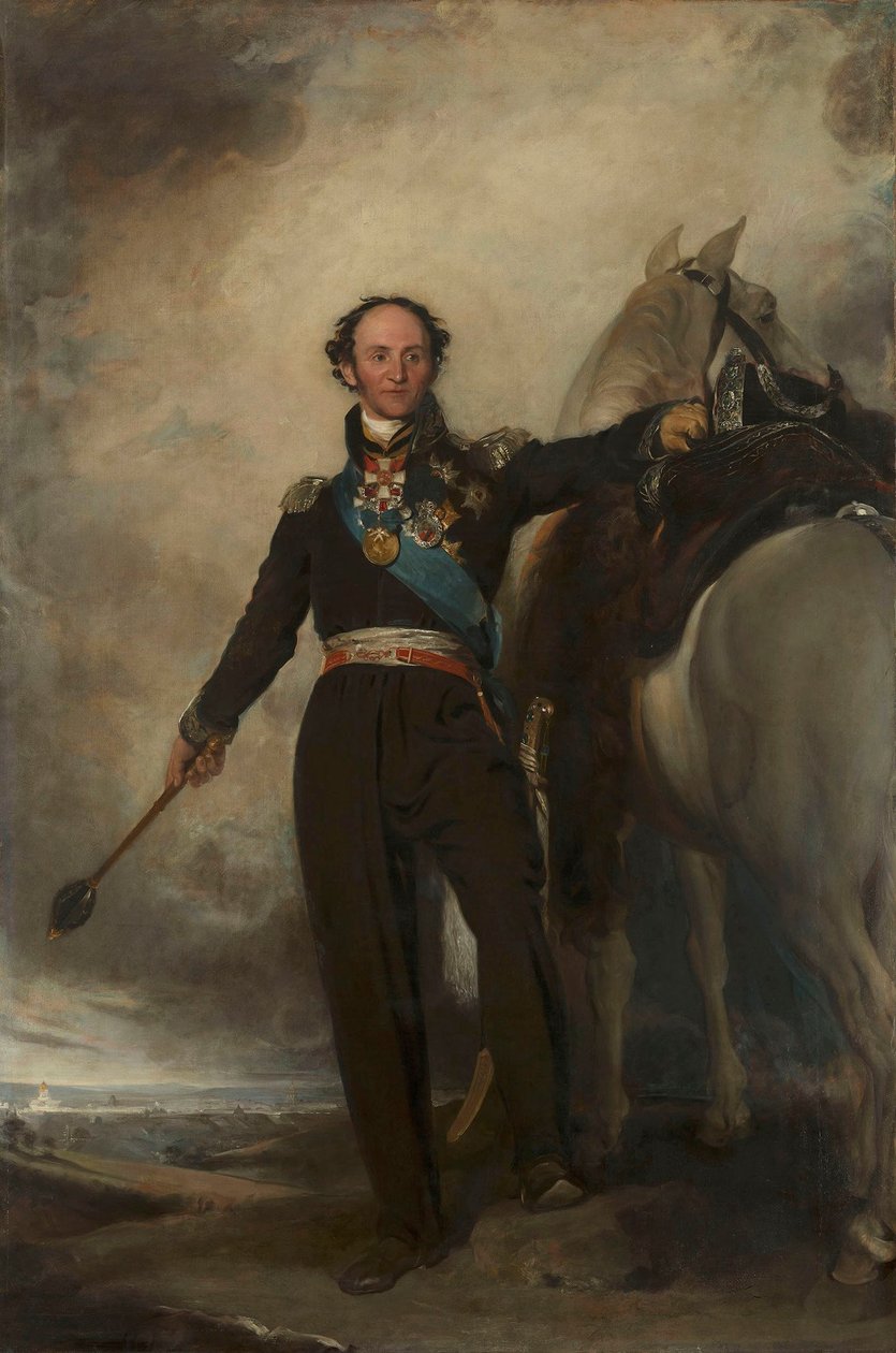 Matvei Ivanovitch, greve Platov (1757-1818) av Thomas Lawrence