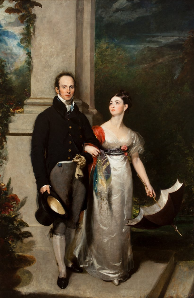 Mr och Mrs James Dunlop, ca 1825 (olja på duk) av Thomas Lawrence