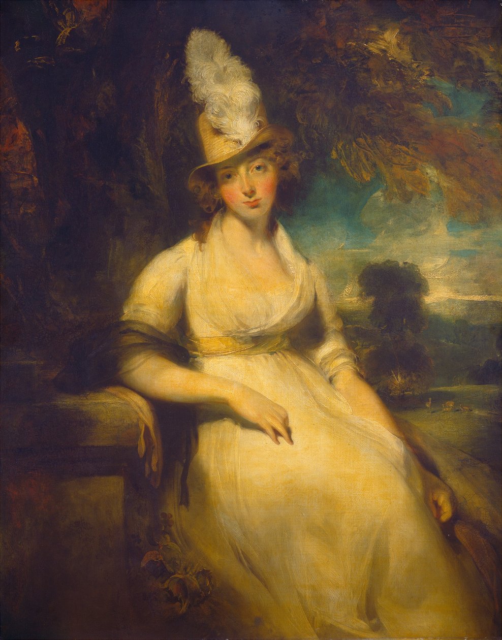 Mrs Robert Blencowe, ca. 1792. av Thomas Lawrence
