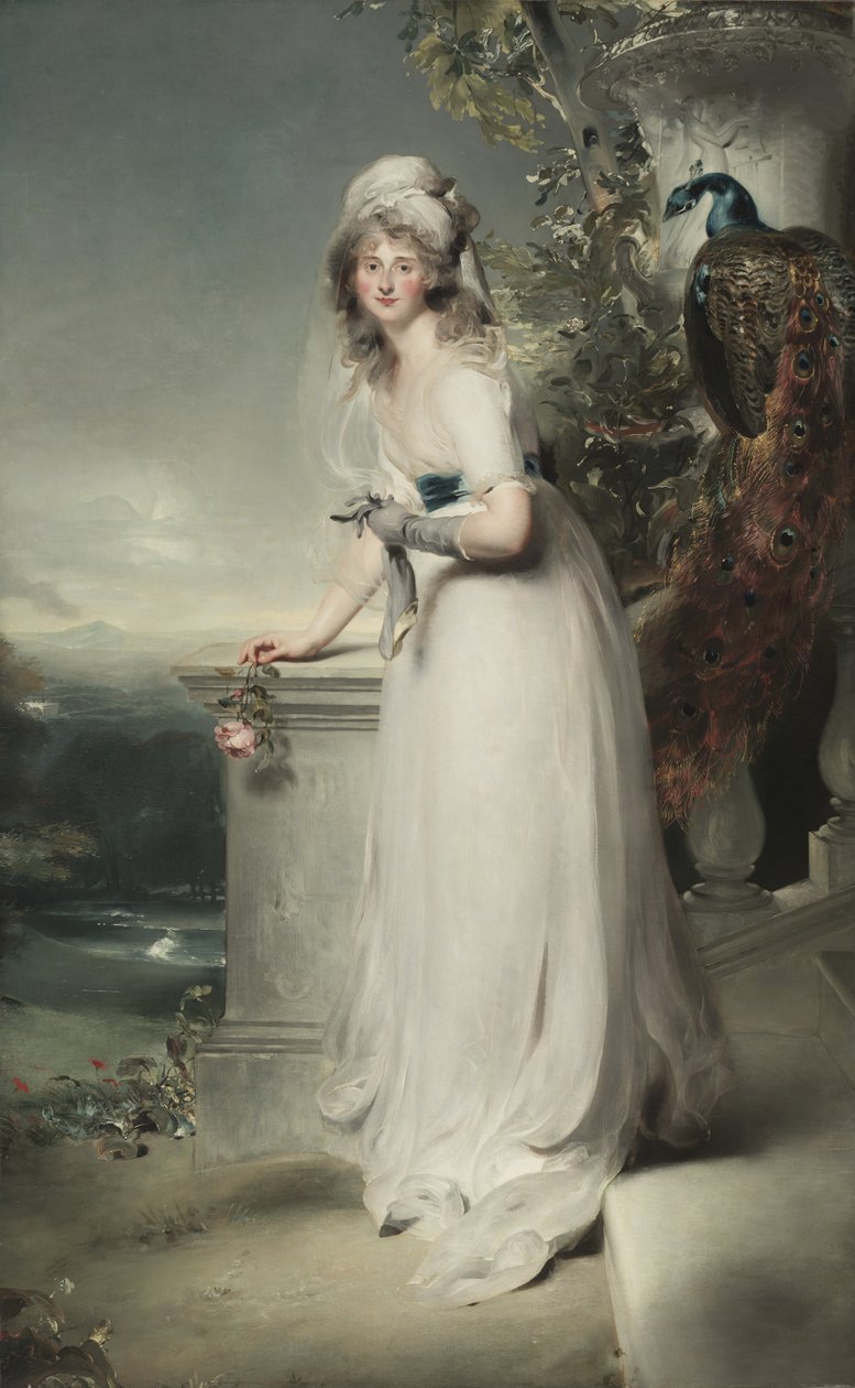 Porträtt av Catherine Grey, Lady Manners, 1794 av Thomas Lawrence
