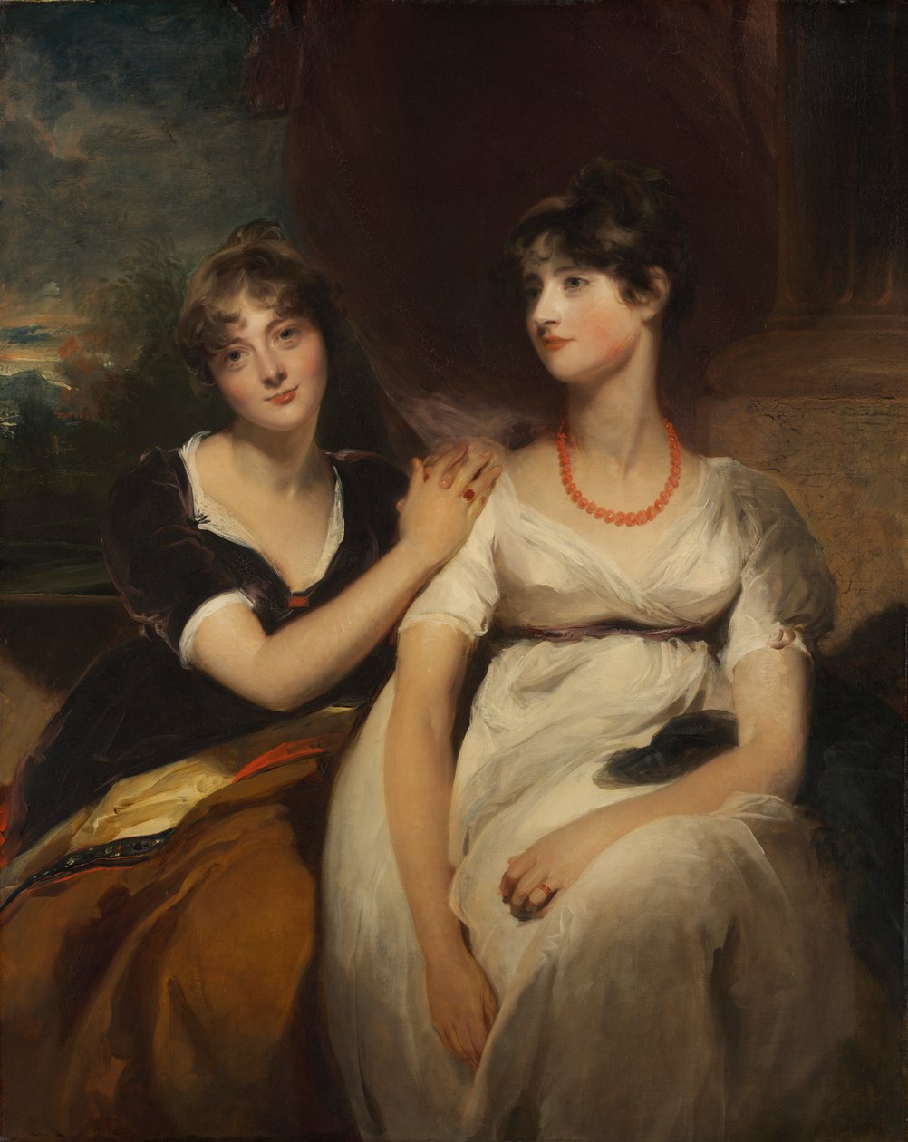 Porträtt av Charlotte och Sarah Carteret-Hardy av Thomas Lawrence
