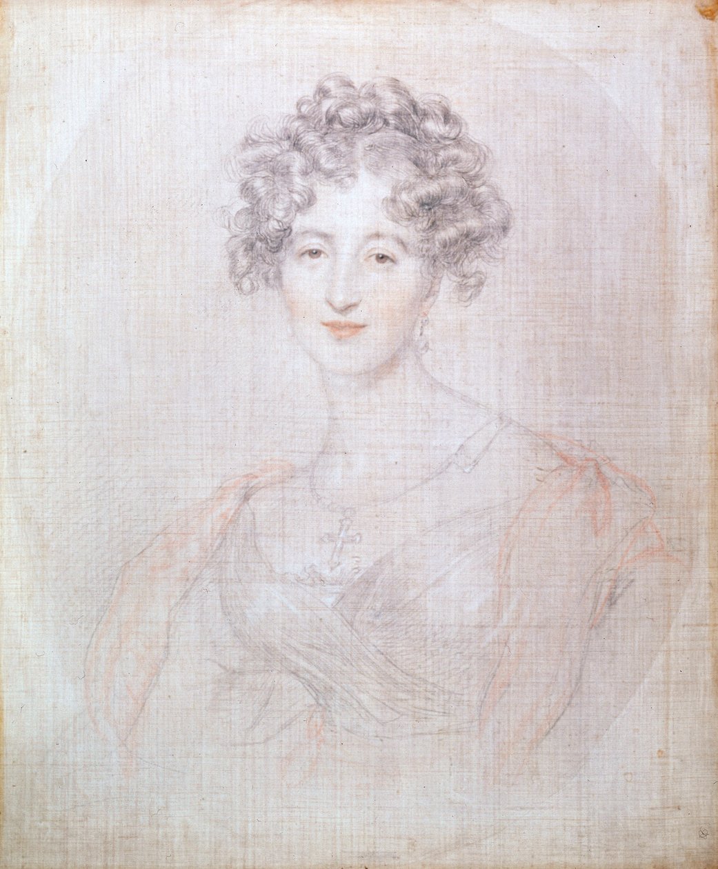 Porträtt av grevinnan Elisabeth Vorontsova, 1821. av Thomas Lawrence