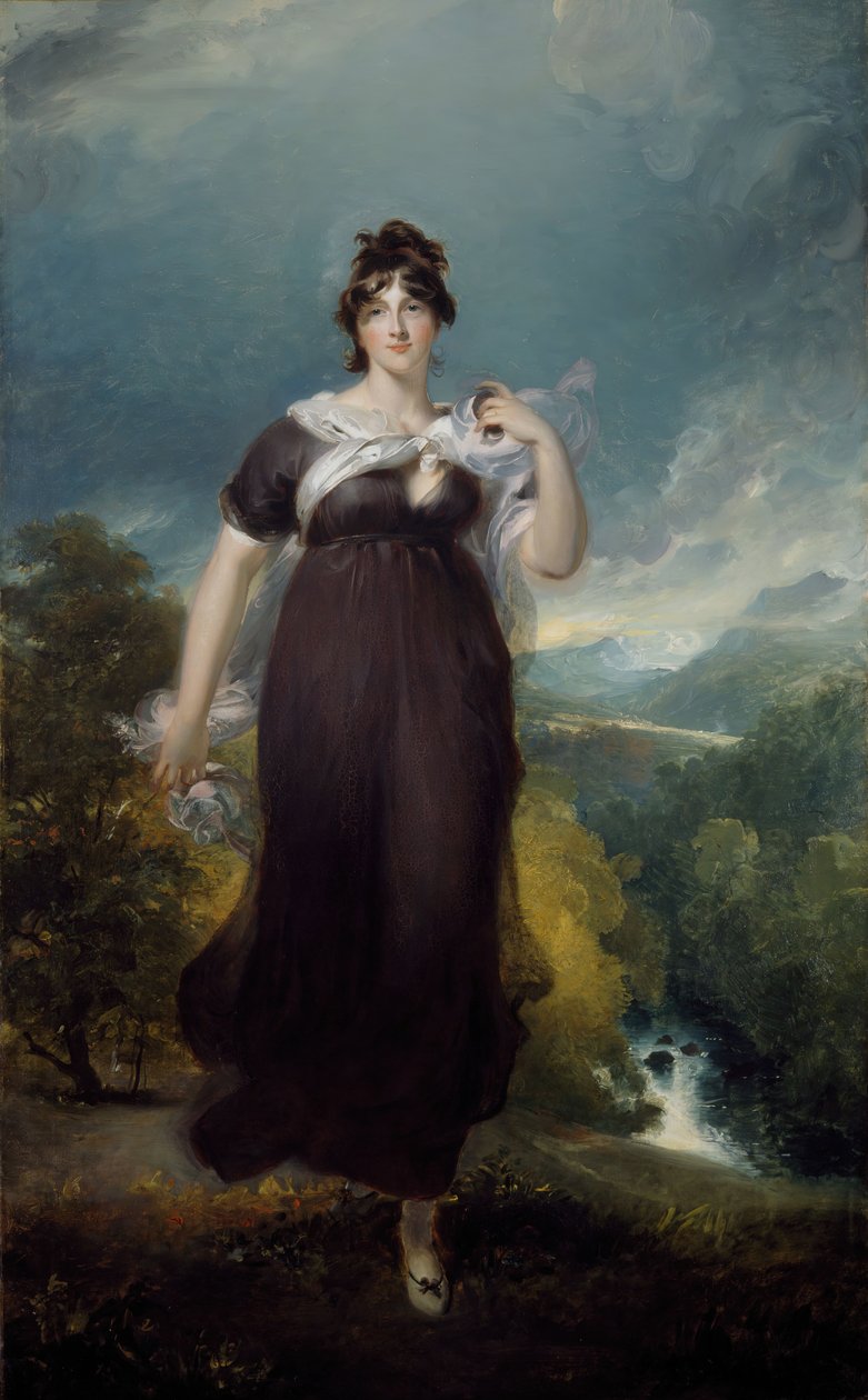 Porträtt av Elizabeth, marchioninnan Conyngham, 1801-02. av Thomas Lawrence