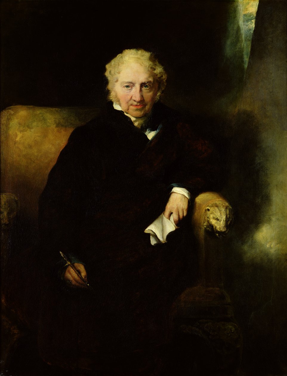 Porträtt av Henry Fuseli (Johann Heinrich Fussli) (1741-1825) av Thomas Lawrence
