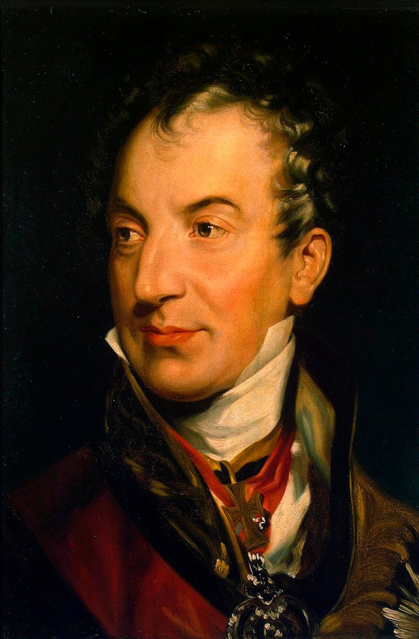 Porträtt av Klemens Wenzel, Prins von Metternich