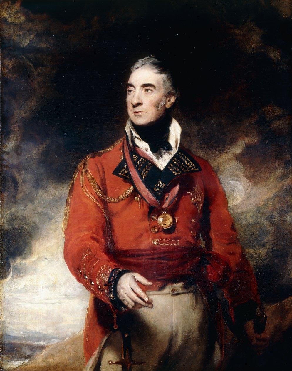 Porträtt av generallöjtnant Sir Thomas Graham, K.B., senare 1:e baron Lynedoch av Thomas Lawrence