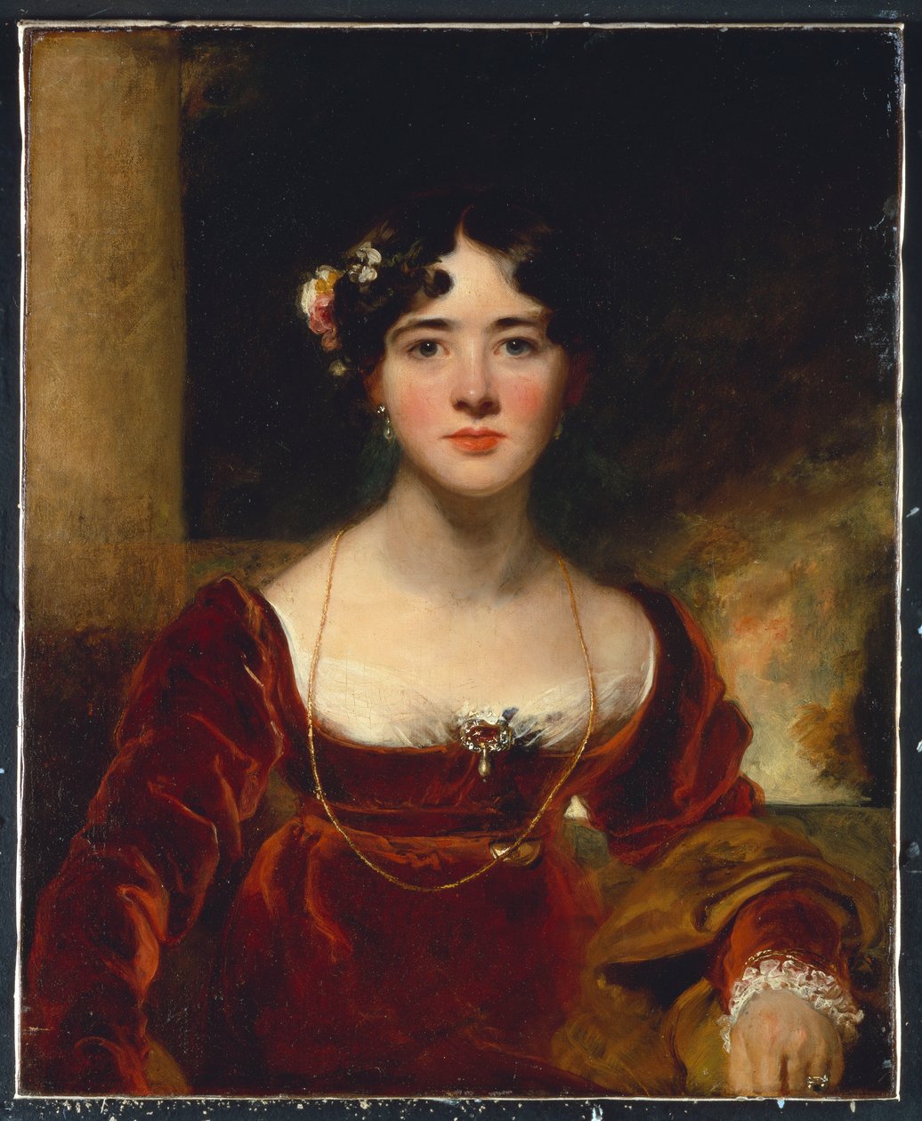 Porträtt av Mrs John Allnutt, ca 1810-15 av Thomas Lawrence
