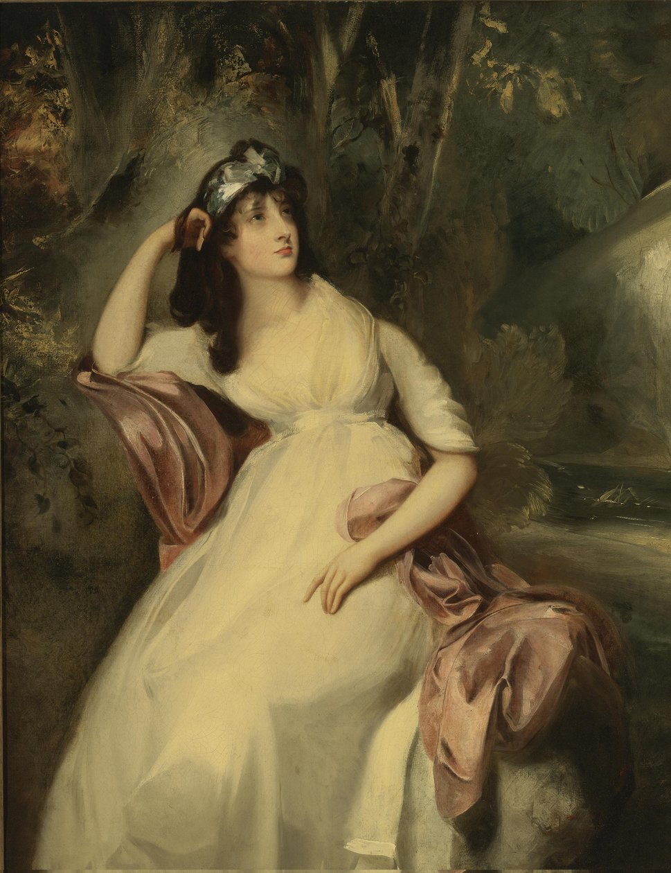 Porträtt av Sally Siddons 1775-1803 av Thomas Lawrence
