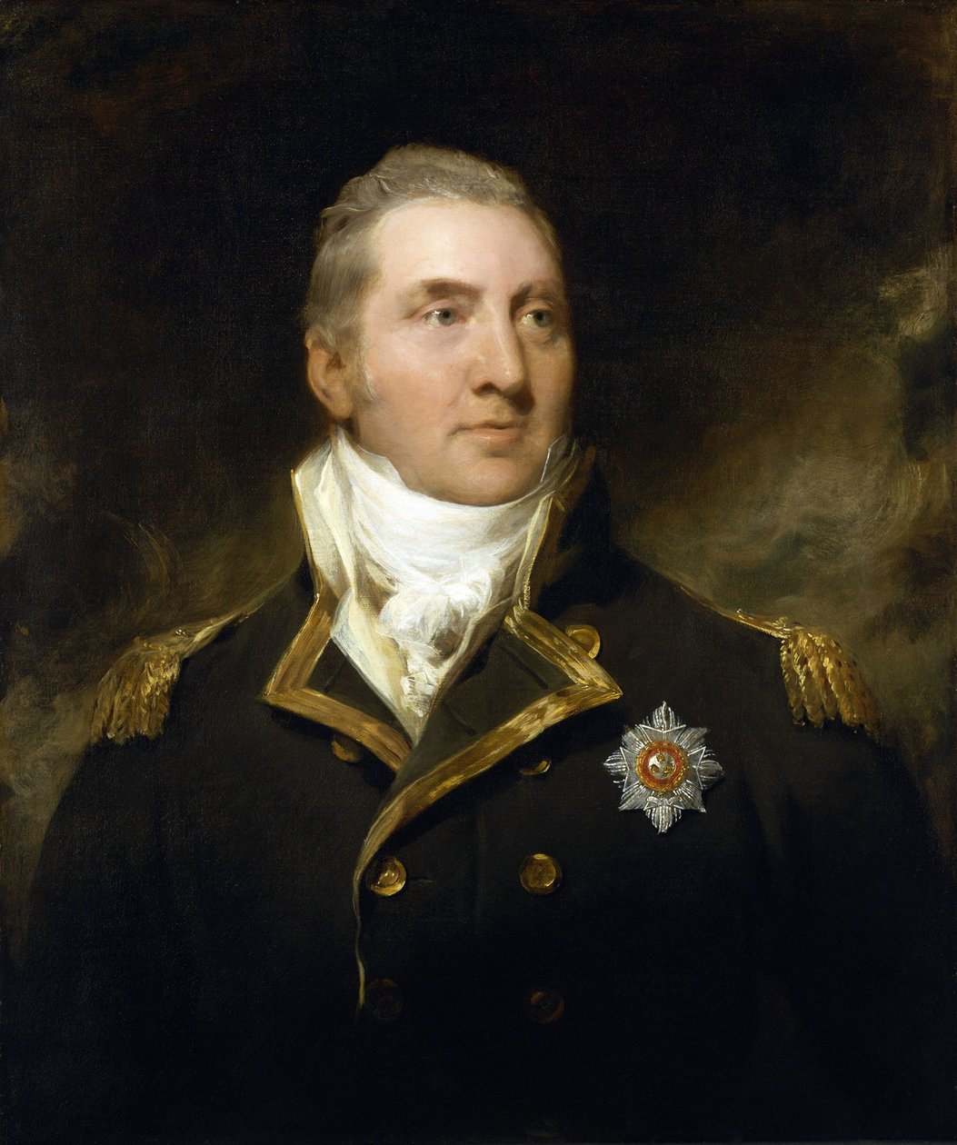 Porträtt av Sir Edward Pellew, Lord av Exmouth av Thomas Lawrence
