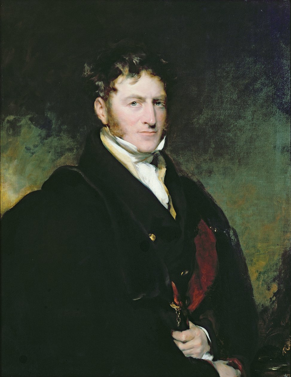Porträtt av Sir John Beckett (olja på duk) av Thomas Lawrence