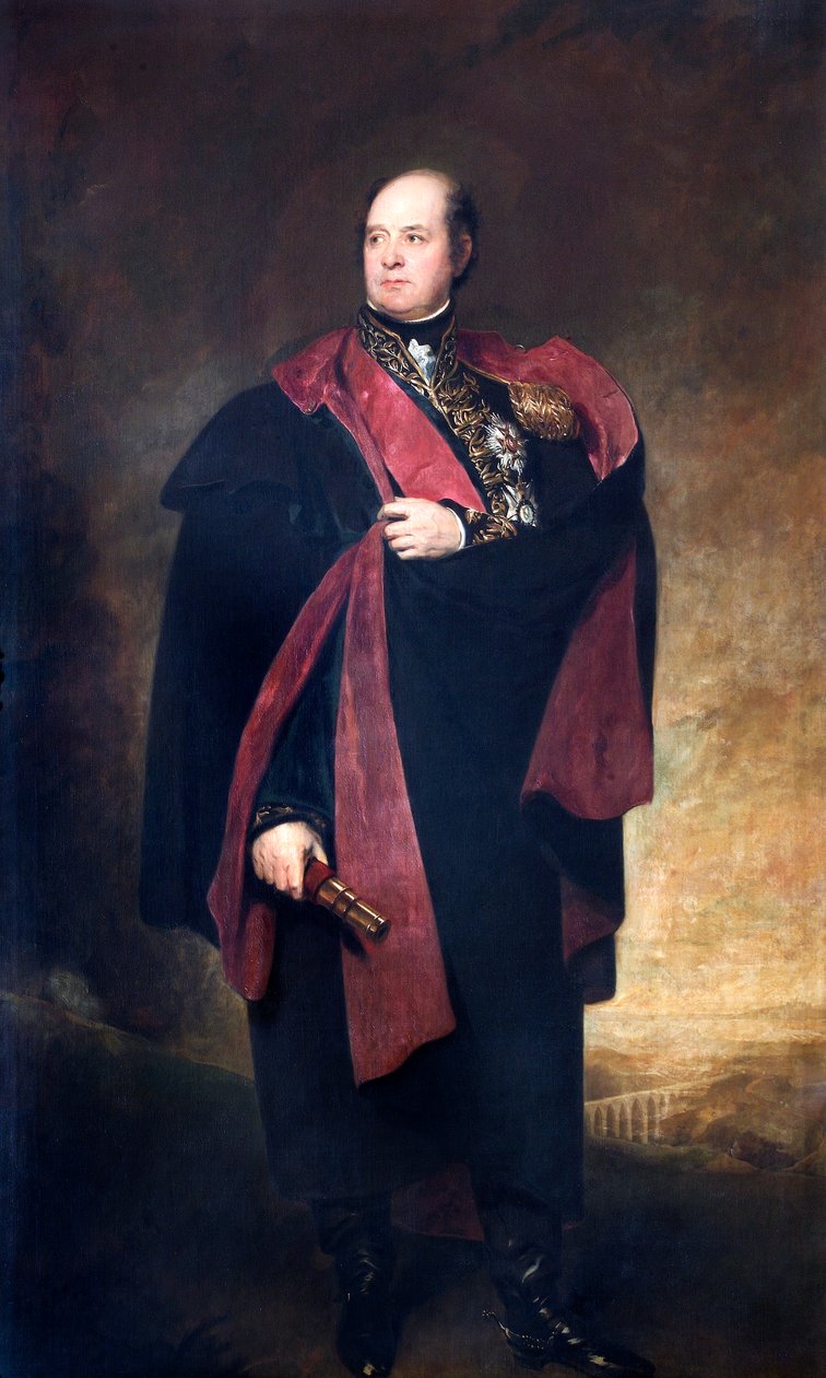 Porträtt av William Carr Beresford, 1:e Viscount Beresford, brittisk soldat, c1818 av Thomas Lawrence
