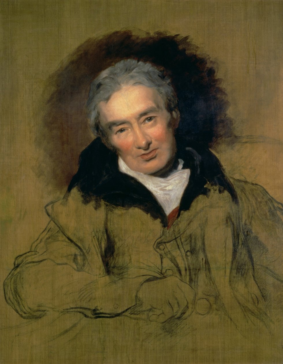 Porträtt av William Wilberforce (1759-1833) 1828 (olja på duk) (se 112022) av Thomas Lawrence
