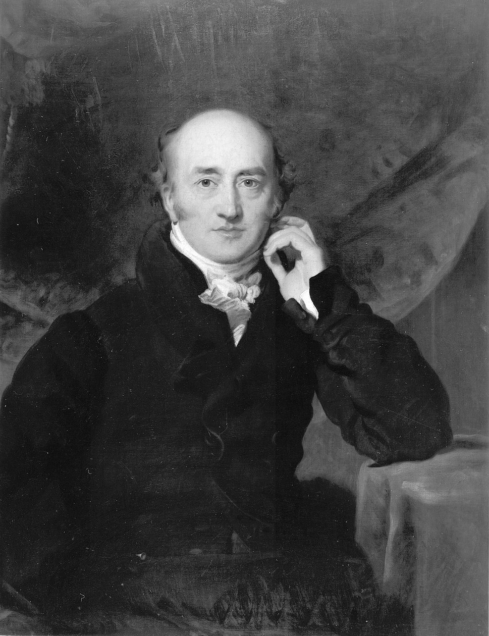 Porträtt av den ärade George Canning, M.P., ca. 1822. av Thomas Lawrence