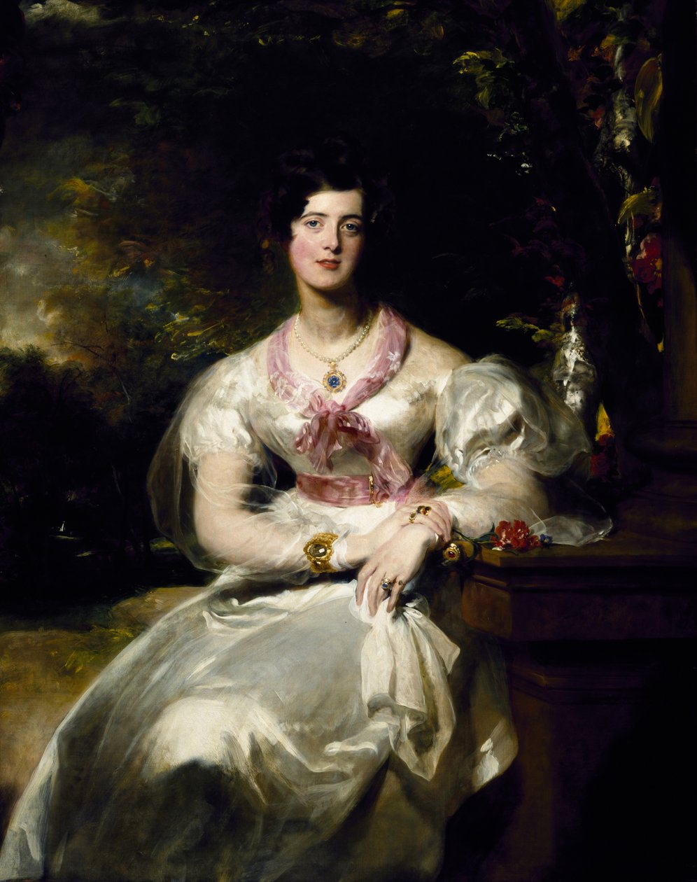 Porträtt av den ärade fru Seymour Bathurst av Thomas Lawrence