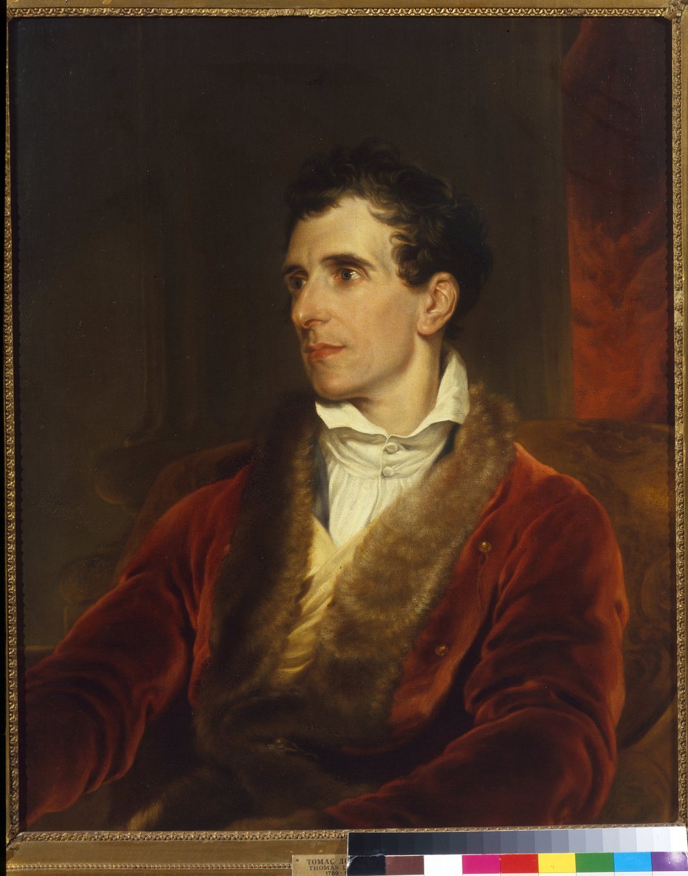 Porträtt av skulptören Antonio Canova, sent 1700-tal (olja på duk) av Thomas Lawrence