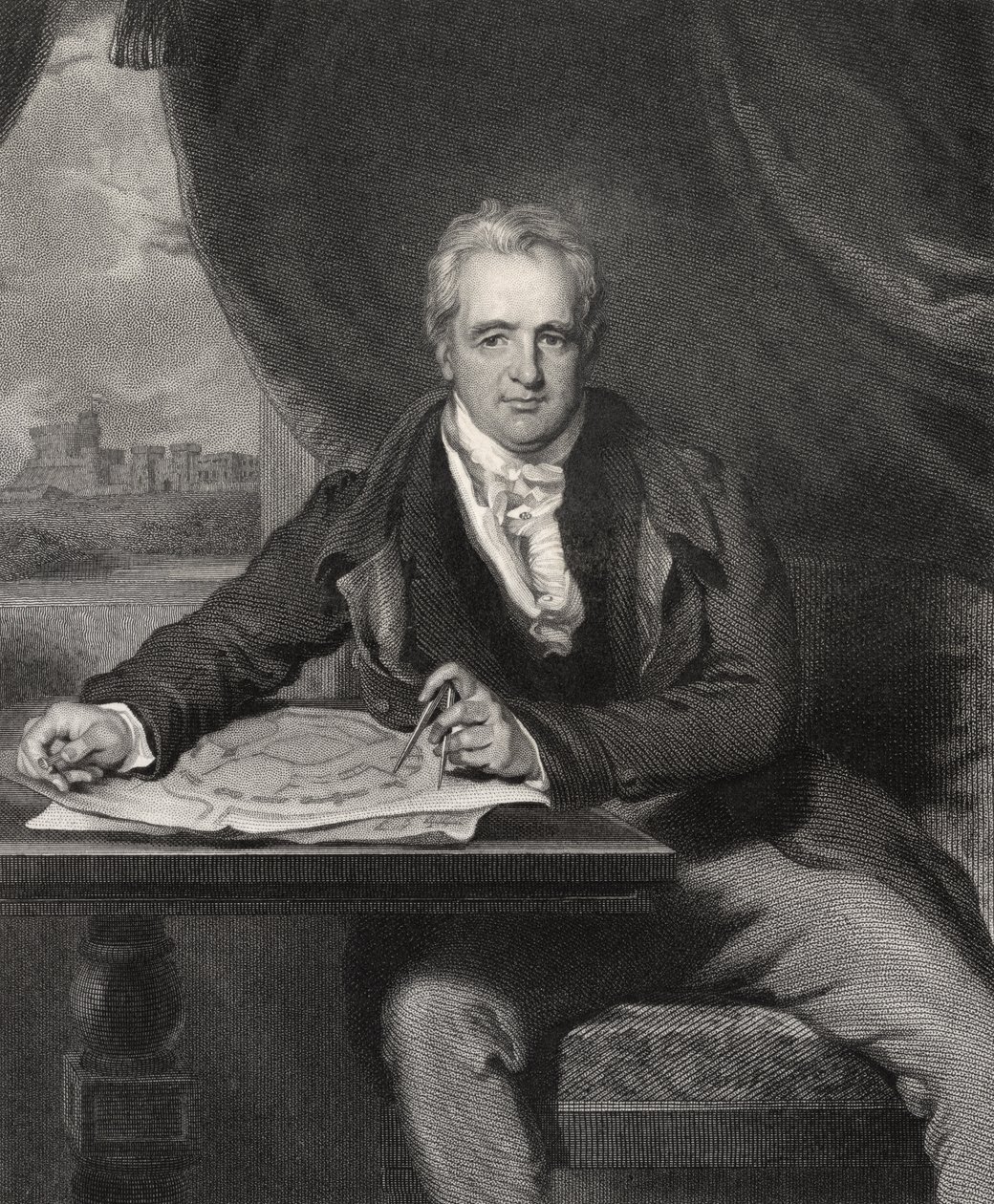 Sir Jeffry Wyatville, graveret af H. Robinson, fra 