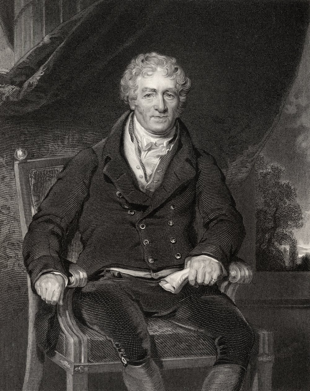 Sir Robert Peel, graverad av H. Robinson, från 