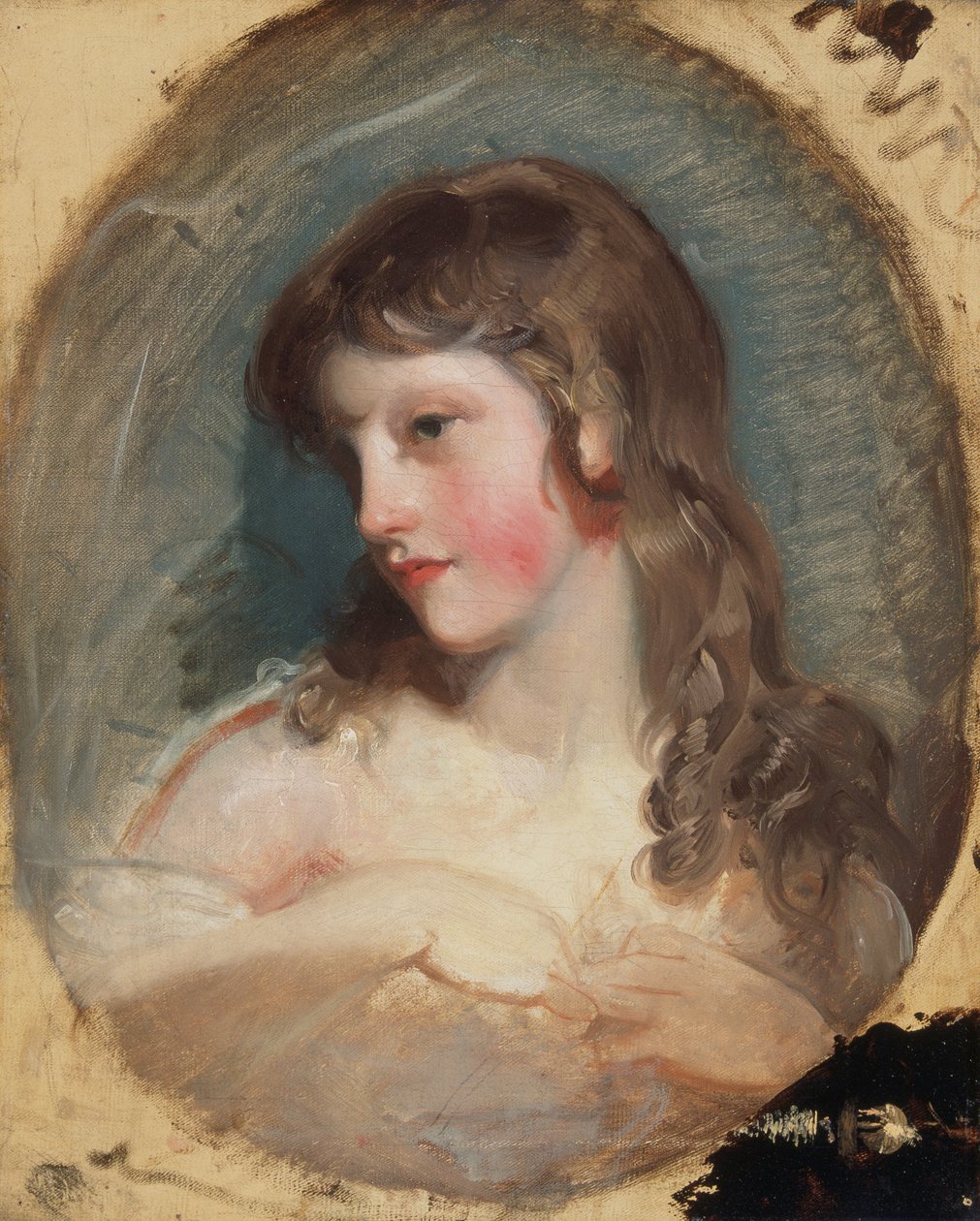 Studie av en flicka, c1800. av Thomas Lawrence