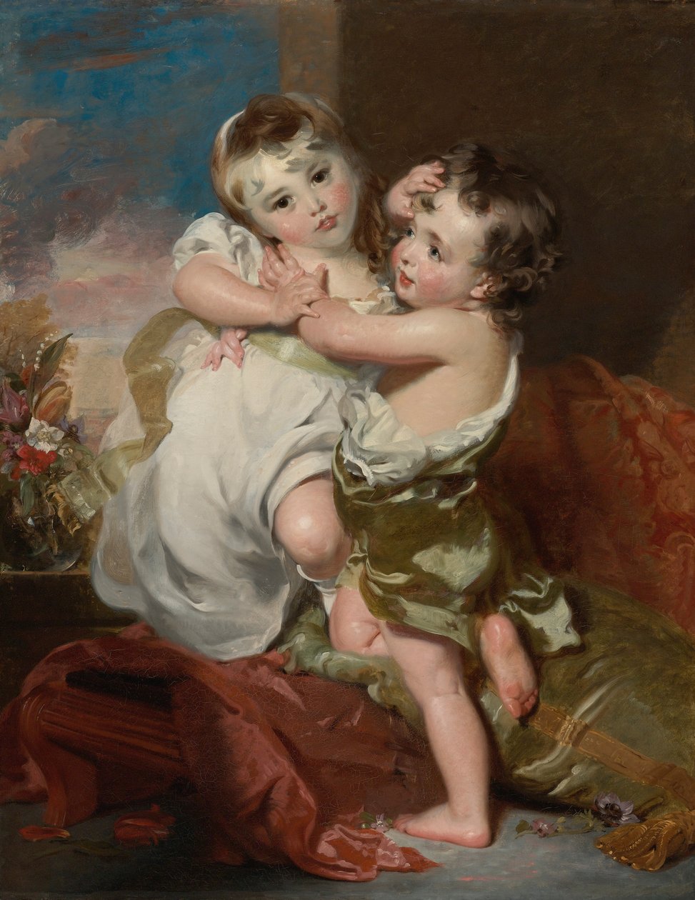 Den erbjudna kyssen. av Thomas Lawrence