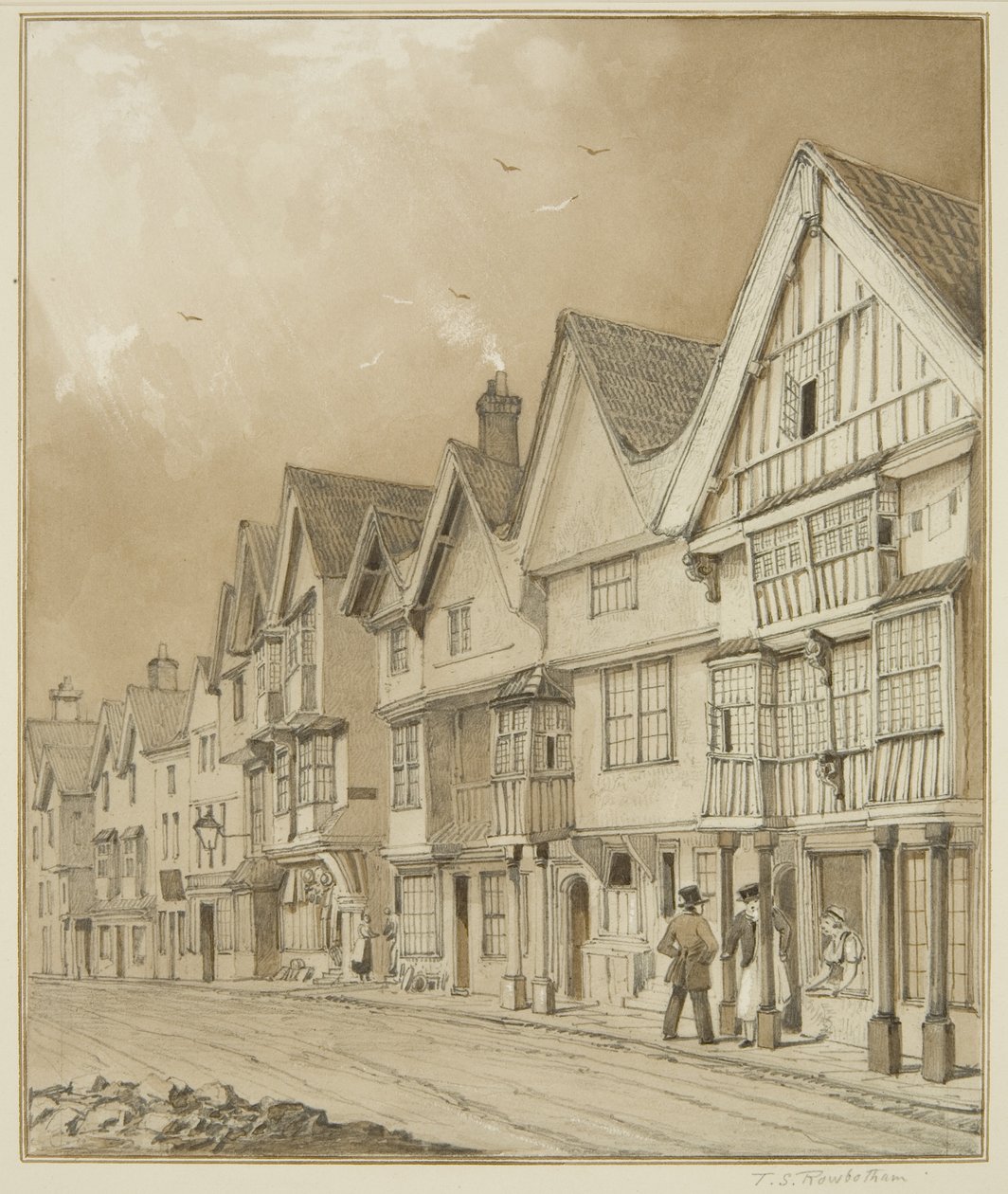West side, Temple Street, från White