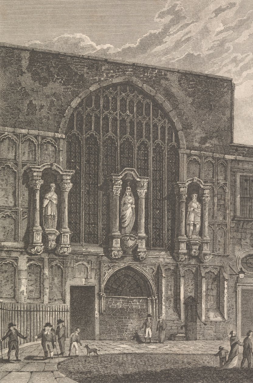 Utsikt över kapellet St. Magdelen, Guildhall av Thomas Lord Busby