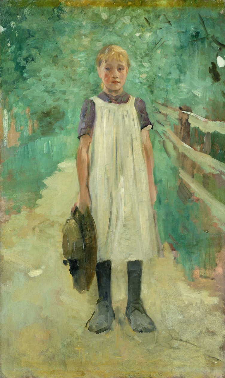 En bondflicka, 1895 av Thomas Ludwig Herbst