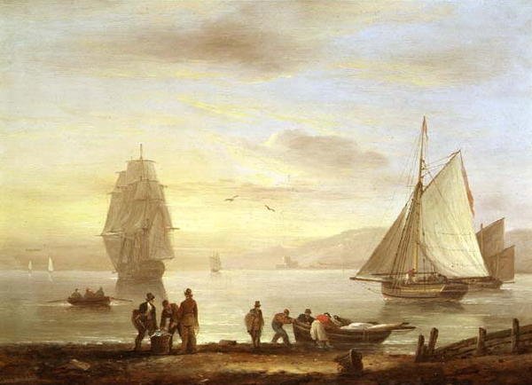 Havslandskap av Thomas Luny