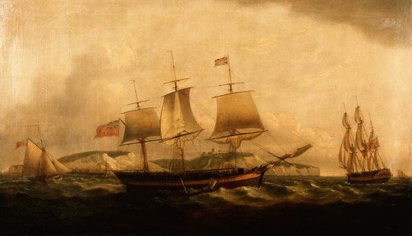 Frakt från Dover av Thomas Luny
