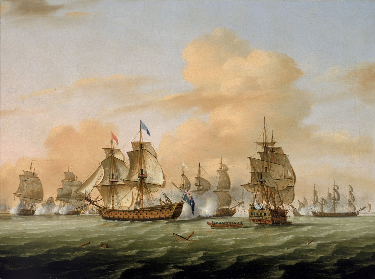 Slaget om Lagos av Thomas Luny