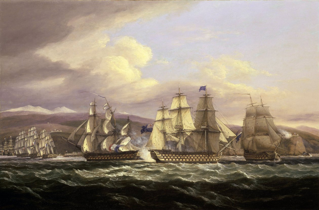 Belägringen av Toulon av Thomas Luny