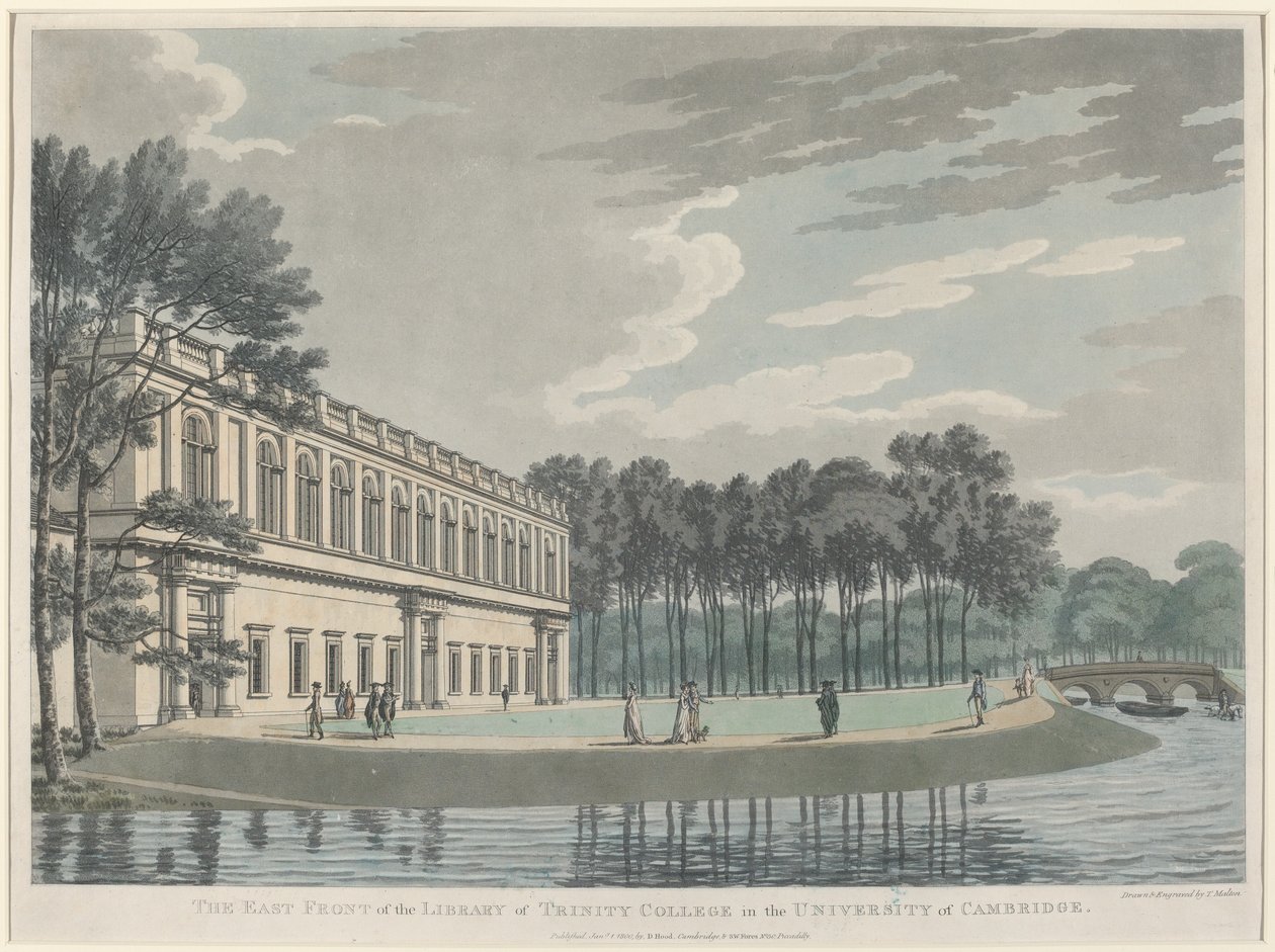 East Front of the Library of Trinity College av Thomas Malton