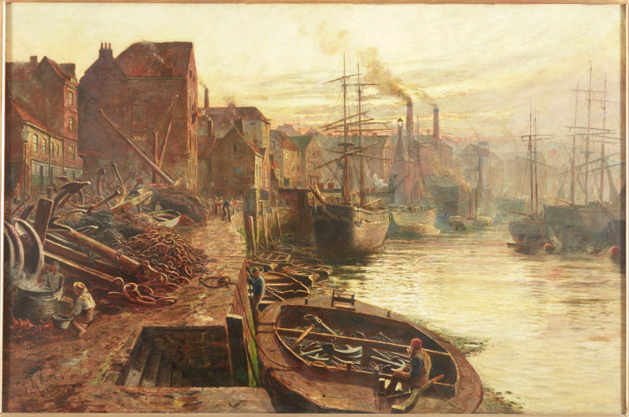 Old Sunderland, 1885 av Thomas Marie Madawaska Hemy
