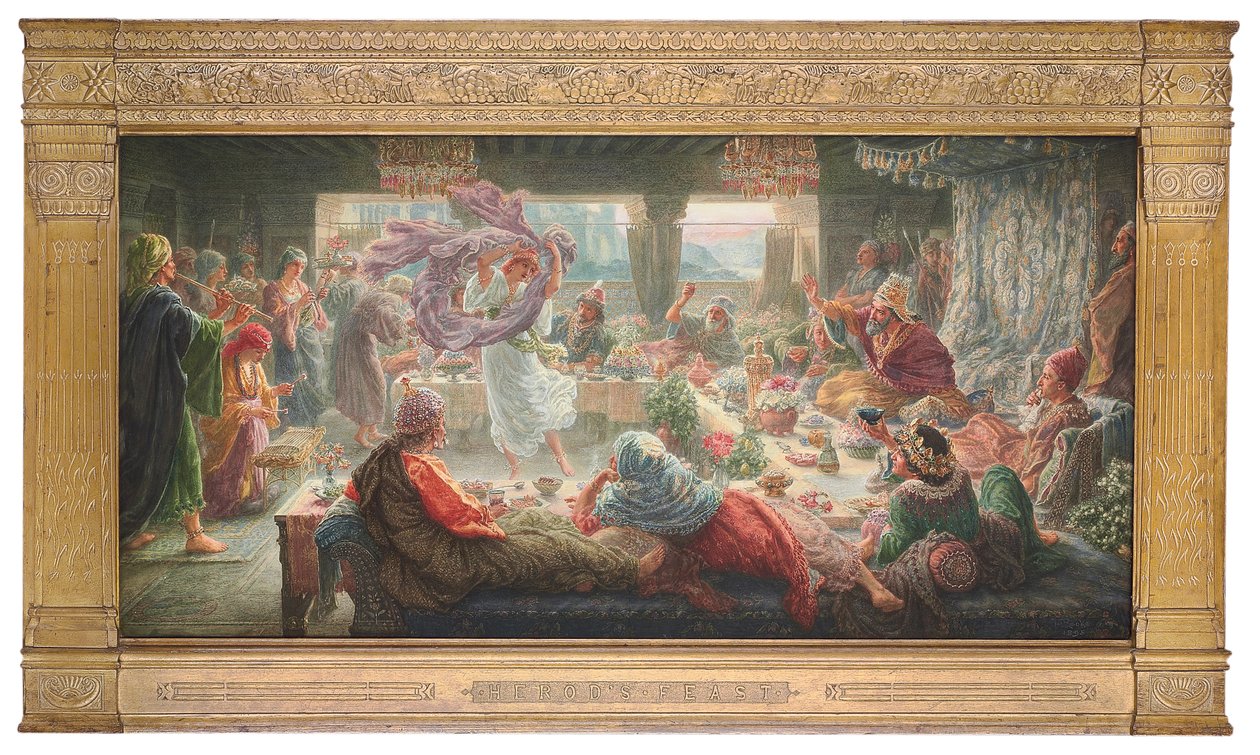 Herodes festmåltid av Thomas Matthews Rooke