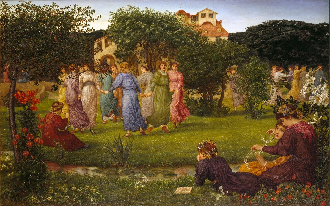 De dansande flickorna, 1882 av Thomas Matthews Rooke