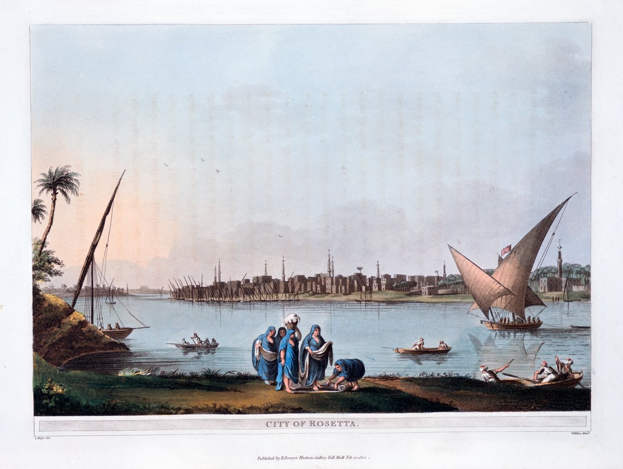 Staden Rosetta, 1801 av Thomas Milton