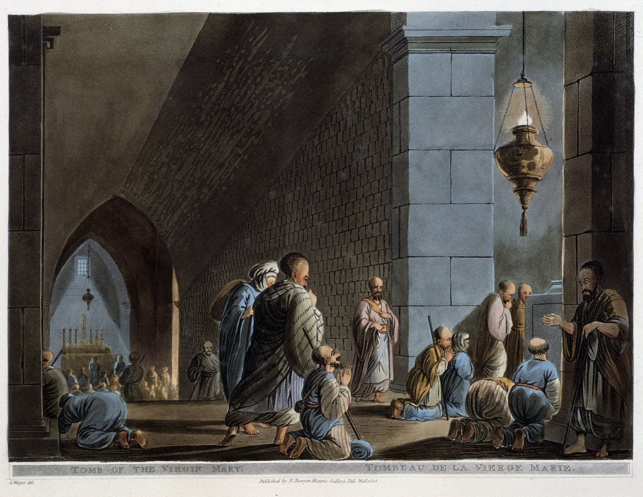 Jungfru Marias grav. I "" Visningar i Egypten" av Thomas Milton