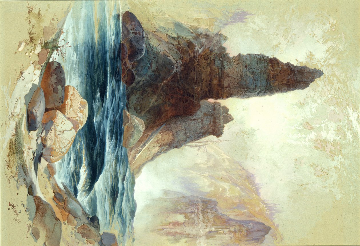 Ovanför Tower Falls, Yellowstone, 1872. av Thomas Moran