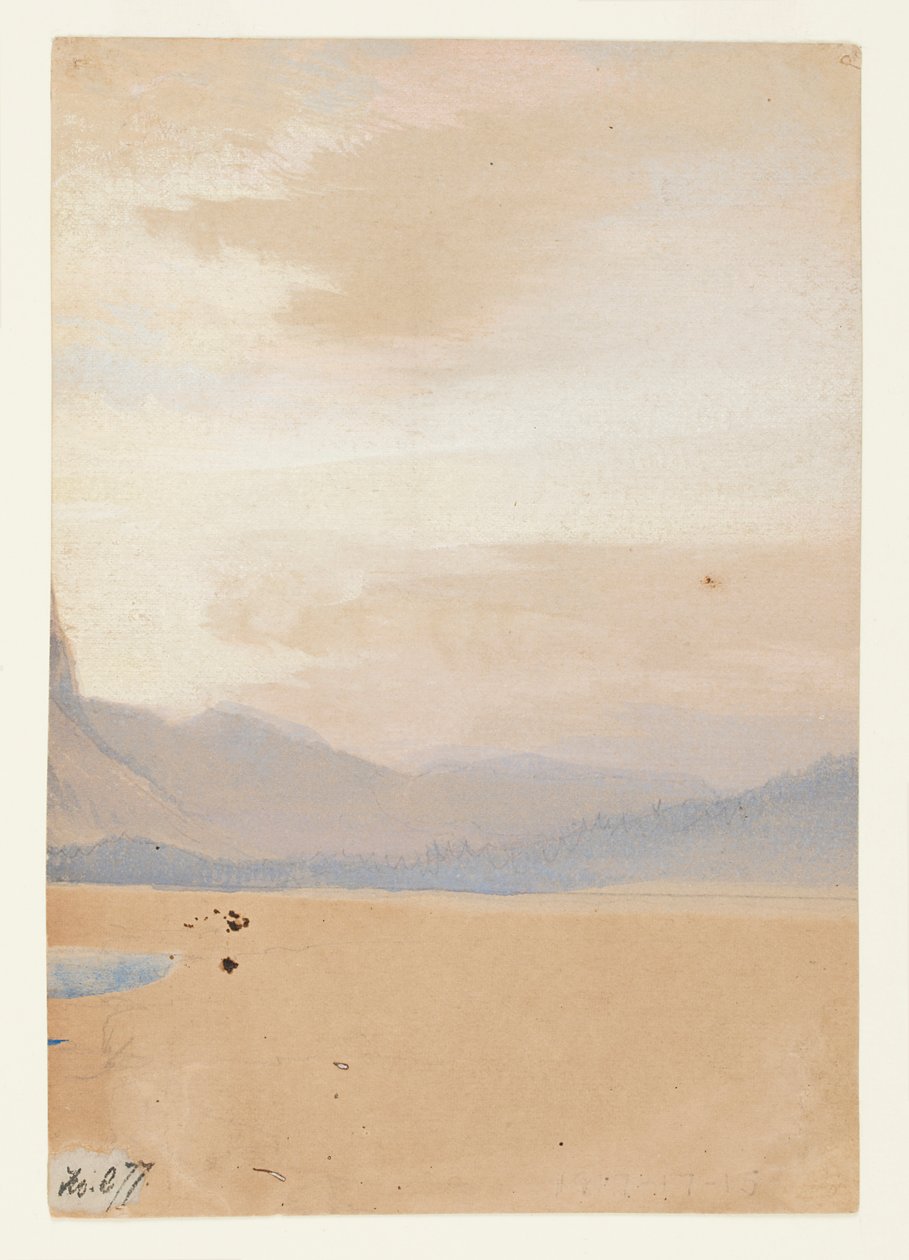 American Plains med bergskedja i fjärran av Thomas Moran