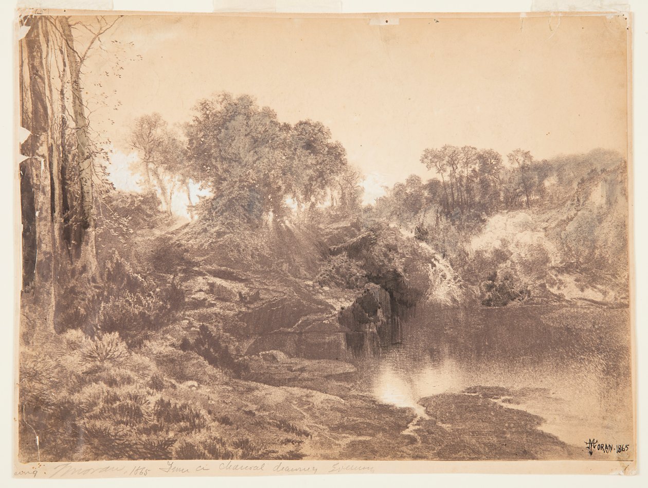 Kväll av Thomas Moran